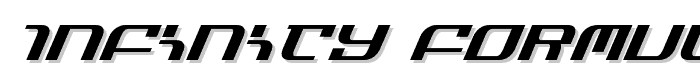 Infinity Formula Italic font